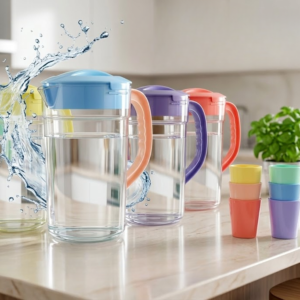 Premium 2.8 Liter Water Jug with 6 Glasses