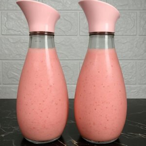 Turkish Style 1400 ML Heavy Glass Bottle Elegant Durable Classic Design