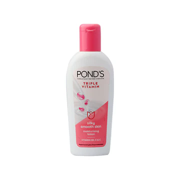 Ponds Triple Vitamin Moisturising Lotion Silky Smooth Skin 200Ml