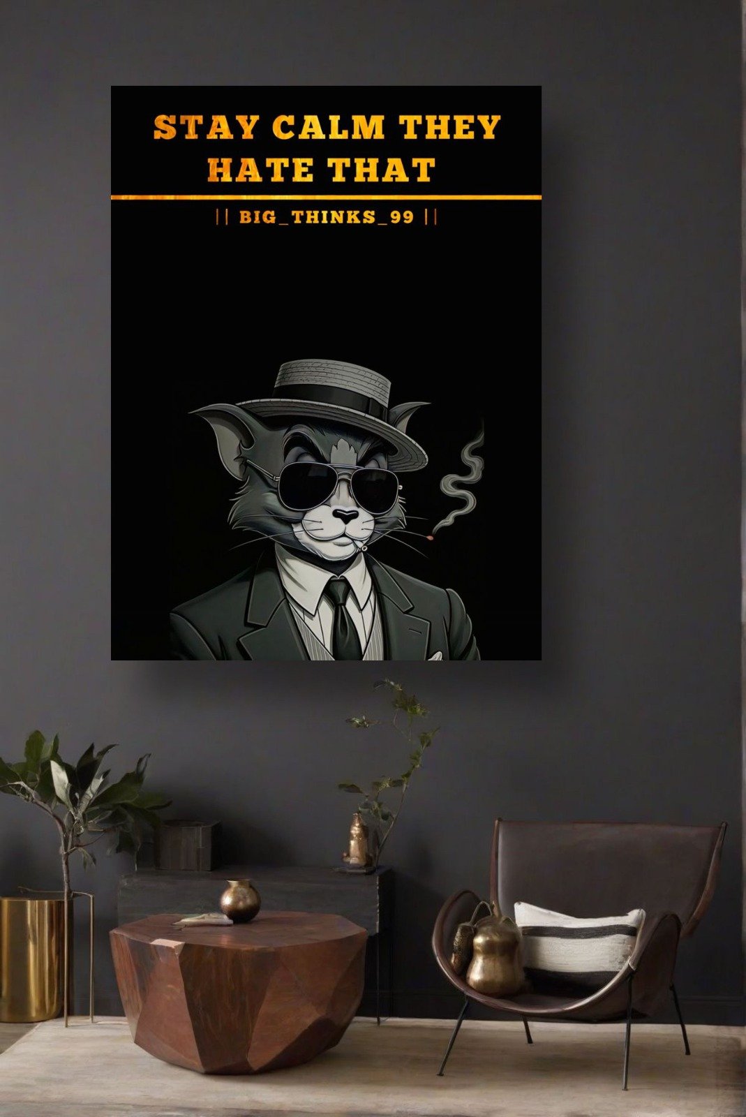 Stay Calm They Hate That” Framed Wall Art - Image 2