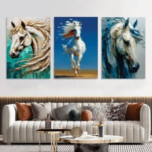 Set of 3 Premium Wall Art Photo Tiles