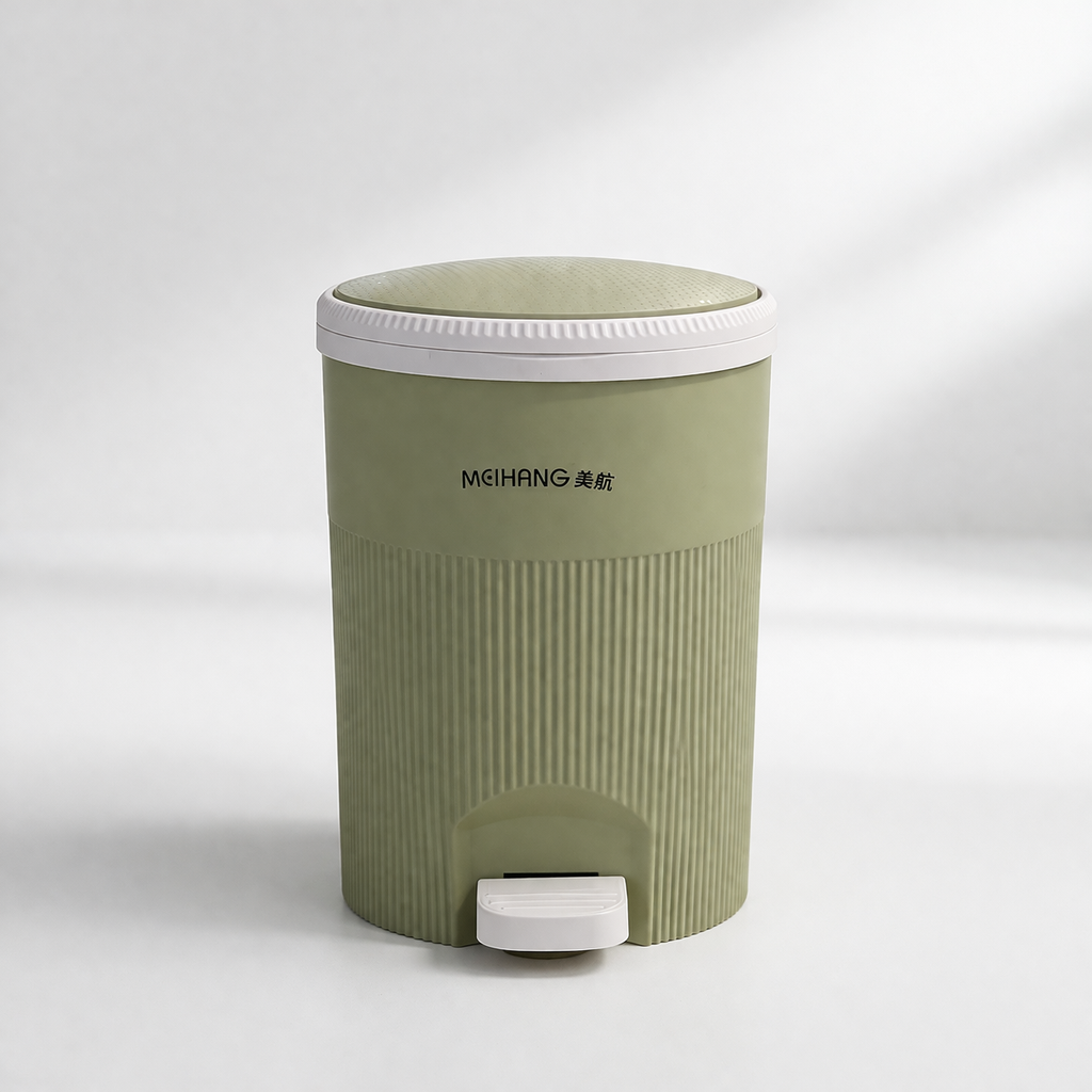 Royal Round Garbage Bin with Pedal