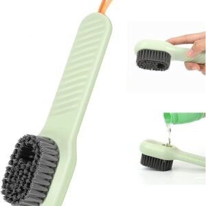 Multifunctional Shoe Brush with Liquid Box, Household Soft Fur