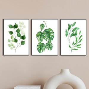 Set of 3 Premium Wall Art Photo Tiles