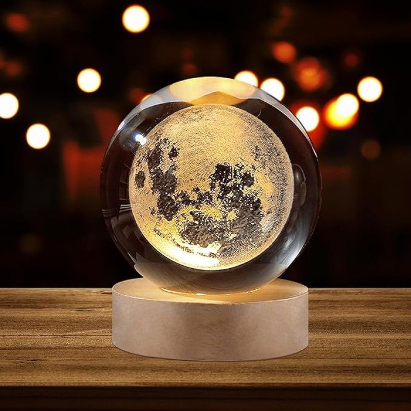 1 PC USB LED Galaxy Crystal Ball Lamp - Image 3