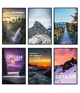 Decoration Home Decoration Item 6 Pcs Frame Board Wall Decor Photo on