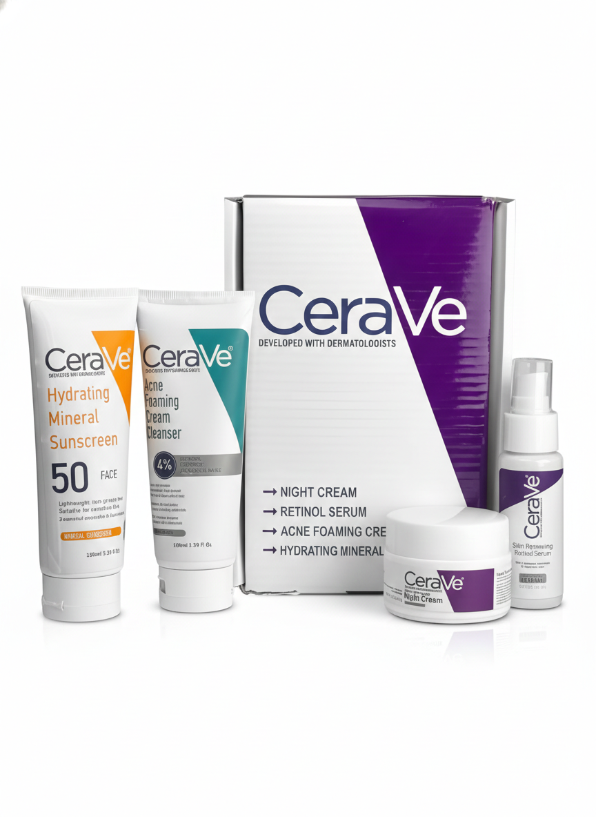 Cerave Complete Skincare Combo Kit