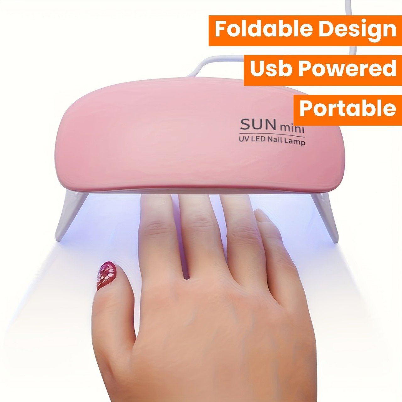 Uv LED Lamp for Nails 6w Nail Lamp Light with Timer Mini Premium - Image 2