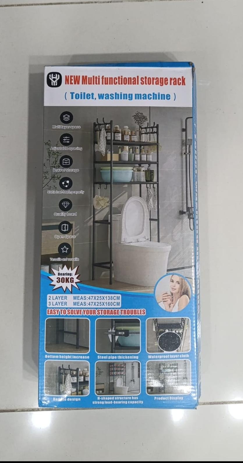 Multi-Layer Bathroom Storage Rack - Image 5