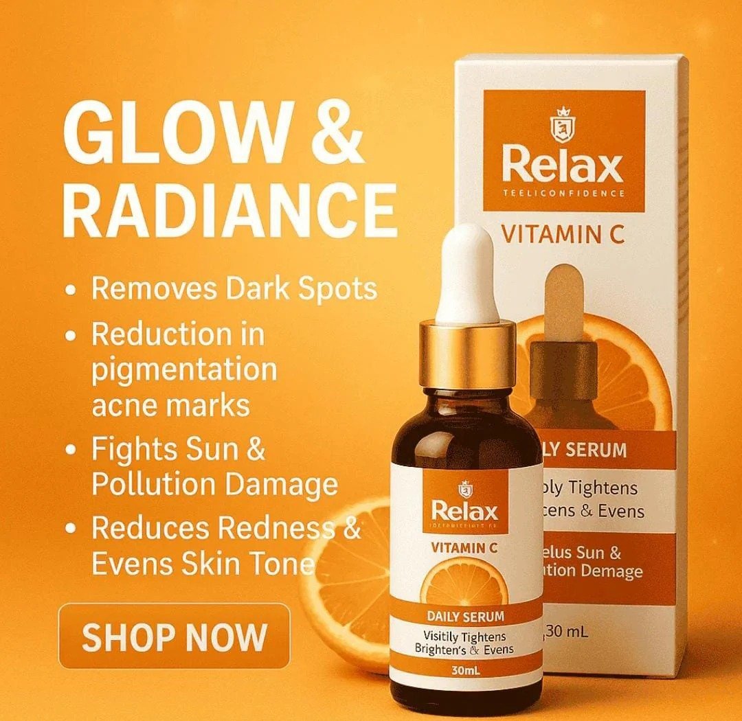Relax Vitamin C Daily Serum – Brightening & Anti-Aging Face Serum - Image 3