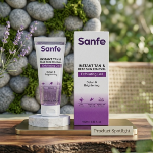 Sanfe Instant Tan and Dead Skin Removal Exfoliating Gel Detan