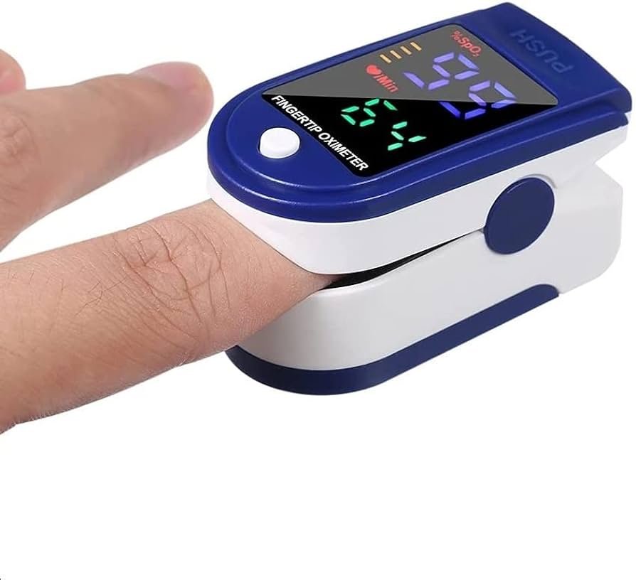 Pulse Oximeter Fingertip Monit Blood Oxygen Saturation (Spo2) And... - Image 2