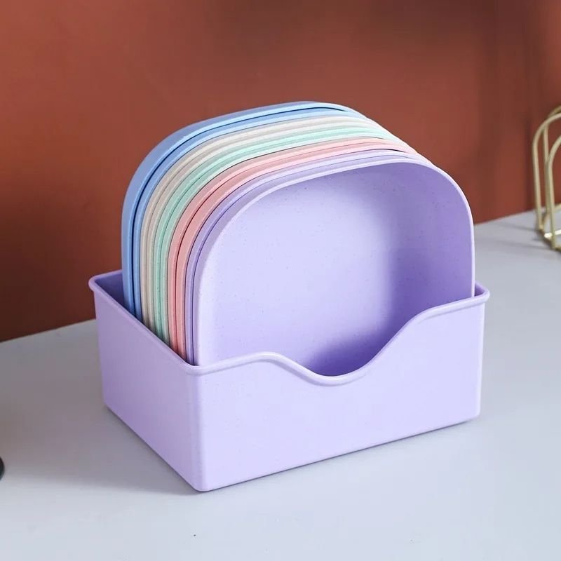 10Pcs Multi-Function Spit Bone Plate Set Household Food Grade... - Image 5