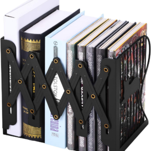 1 Pc Desktop Adjustable Bookends-Retractable Book...