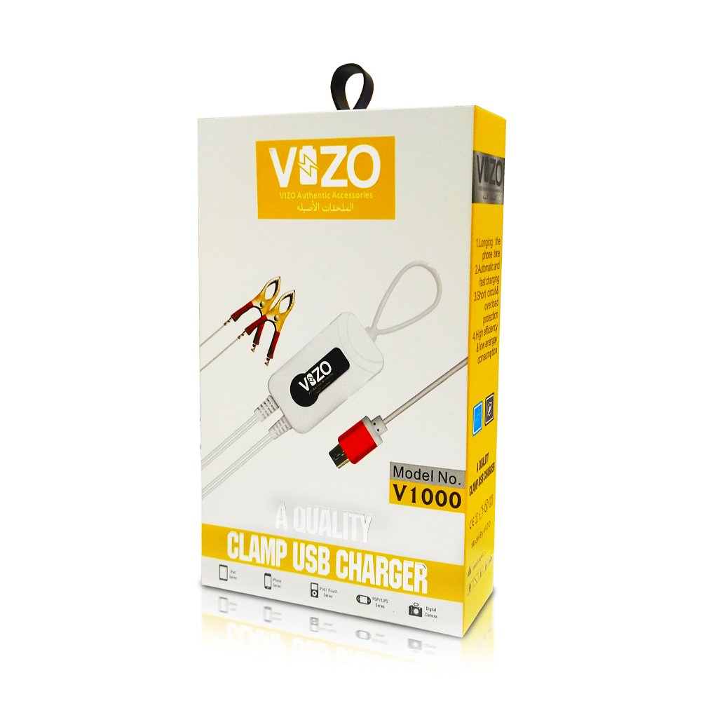 4 In-1 Charger V1000 Clamp Usb Charger