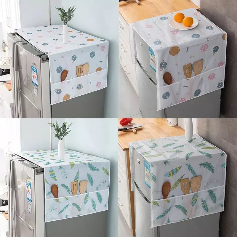 Anti-Dust Waterproof Oil-Proof Refrigerator Fridge Cover (Random... - Image 5