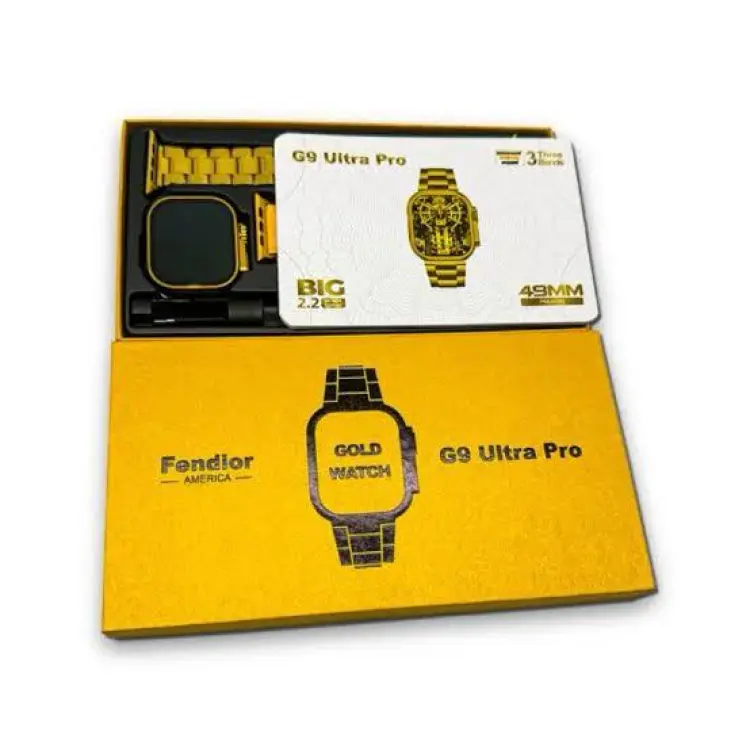 New G9 Ultra Pro Gold Color Edition Series 9 Smart Watch With... - Image 2