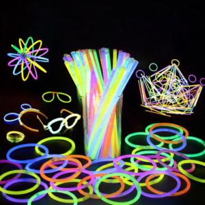 Multi-Color DIY Glow Sticks & Party Accessories Kit (Bracelets, Glasses & Crowns)
