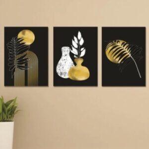 Set of 3 Sticky Wooden Canvas Frames for Wall Decore Aesthatic Art /