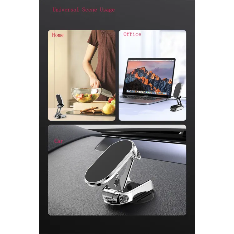Folding Car Mobile Phone Bracket Base Strong Magnetic Suction 360... - Image 3