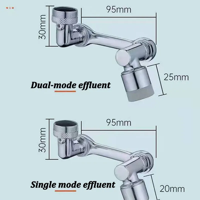1080°Rotatable Faucet Aerator Bathroom Washbasin Tap Splash Filter...
