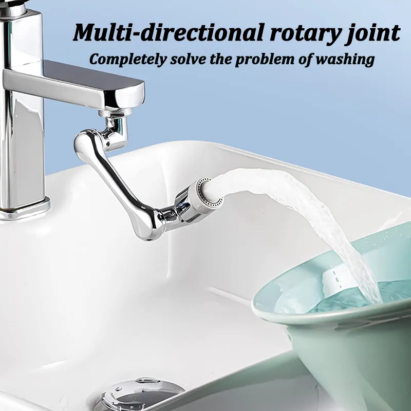1080°Rotatable Faucet Aerator Bathroom Washbasin Tap Splash Filter... - Image 3