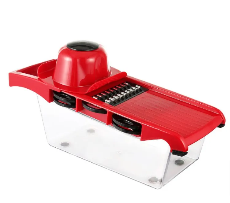 10 In 1 Mandoline Slicer Vegetable Cutter With Stainless Steel... - Image 2