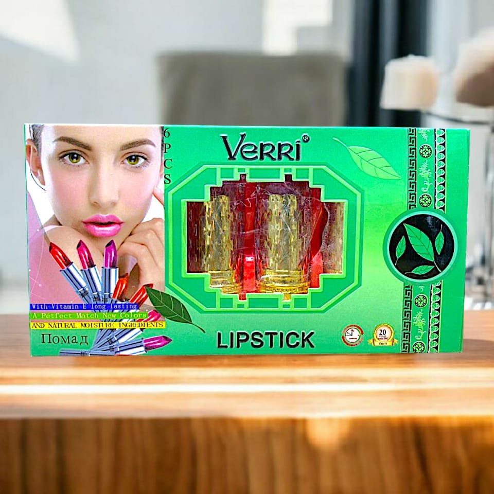 6 Pcs High Pigmented Velvet Matte Lipstick Set - Image 3