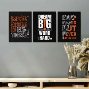 Set of 3 Premium Wall Art Photo Tiles
