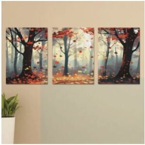 Set of 3 Wooden Wall Art Photo Tile Frames (8×11 Inches)