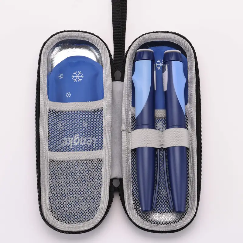 1/2 Set Insulin Pen Cooling Travel Box Diabetes Medication...