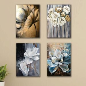 Set of 4 Premium Wall Art Photo Tiles