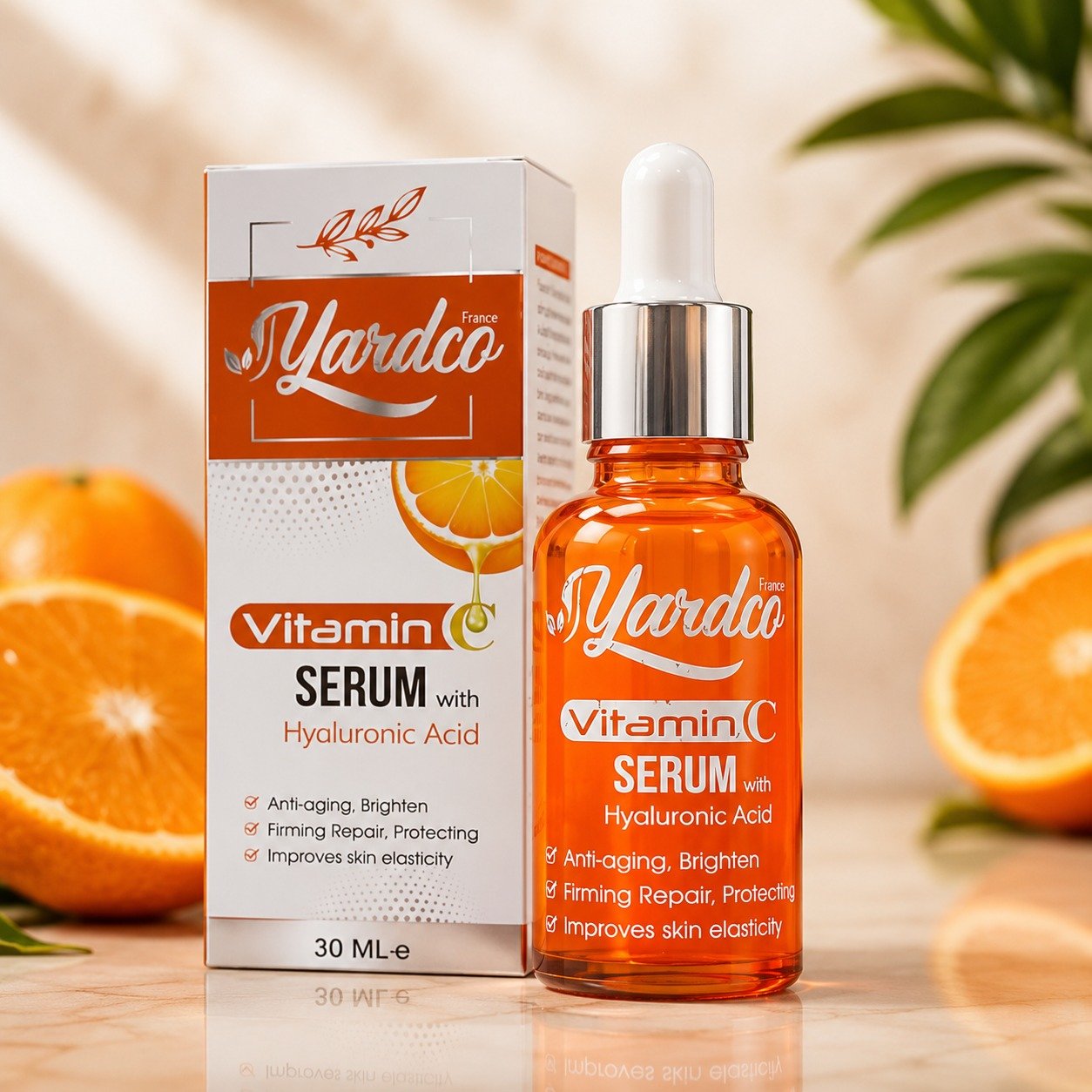 Yardco Vitamin C Face Serum with Hyaluronic Acid Anti Aging