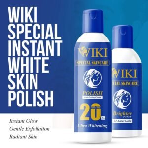 Wiki Special Skincare Brighter Power 24K Gold & 2 In 1 Polish With...