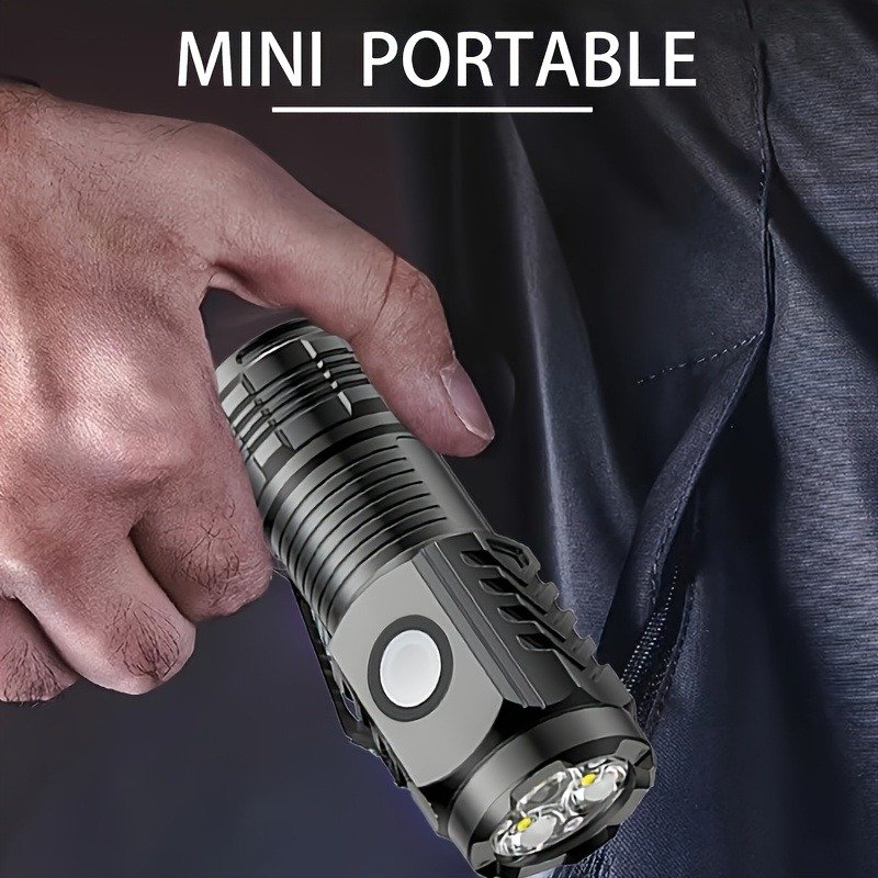 Mini LED Torch - Portable Pocket Light, Child Camping, Emergency, - Image 3