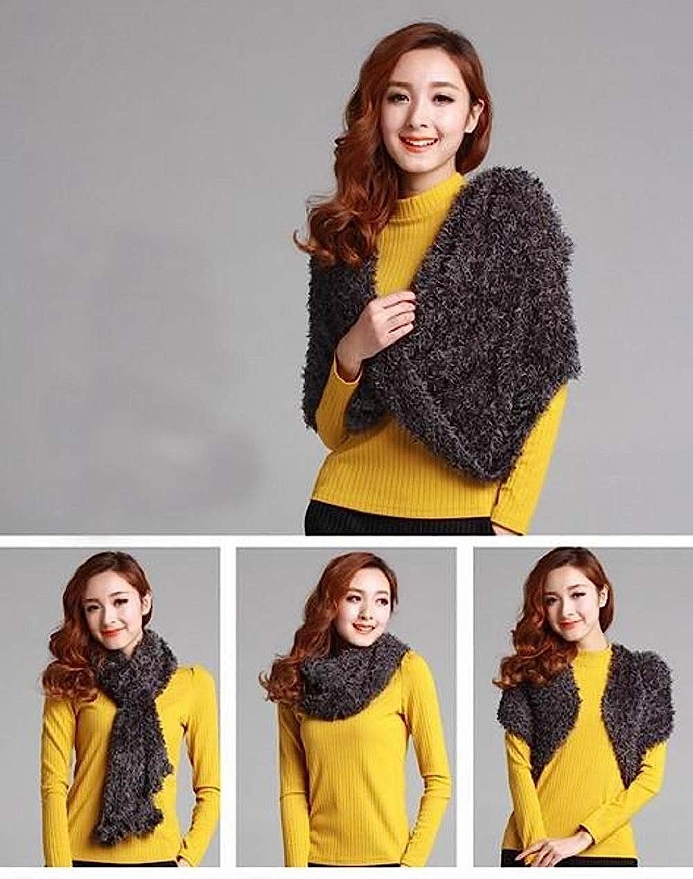 Women'S Velvet Stretchable Magic Scarf 26 Different Styles( Random... - Image 3