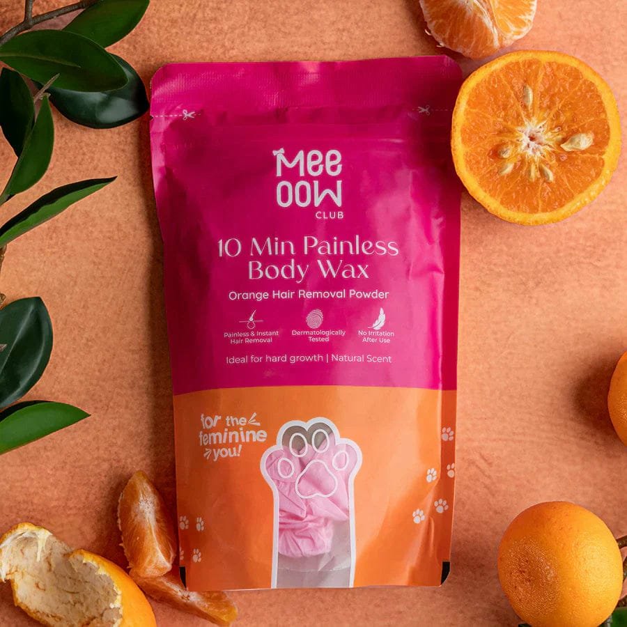 Meeoow Club 10 Minute Painless Body Wax Orange Hair Removal Powder - Image 2
