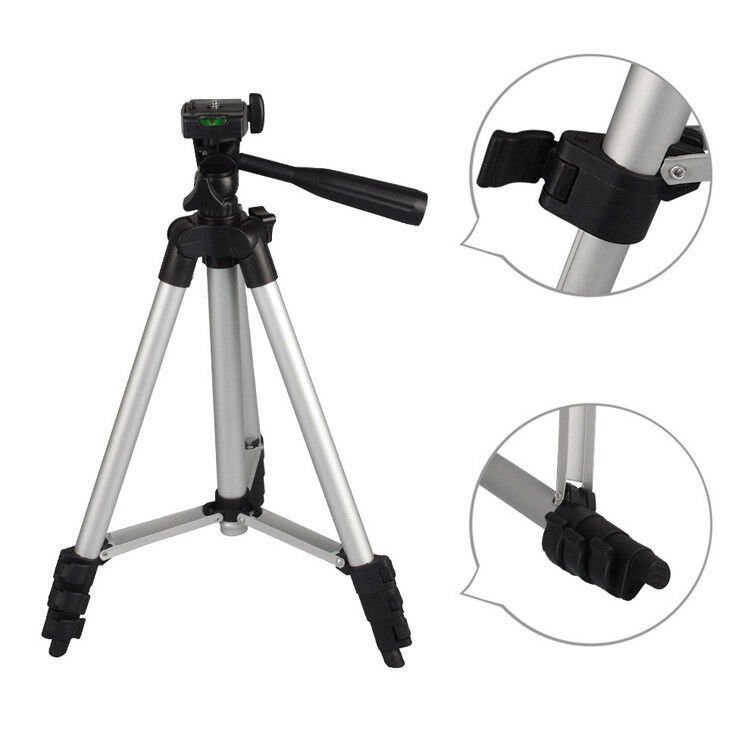 Adjustable Tripod Stand For Mobile Phones And Cameras With Mobile... - Image 3