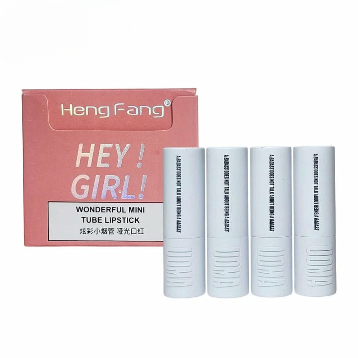 Hengfang Hey Girl Mini Velvet Matte Lipstick Set - Image 3