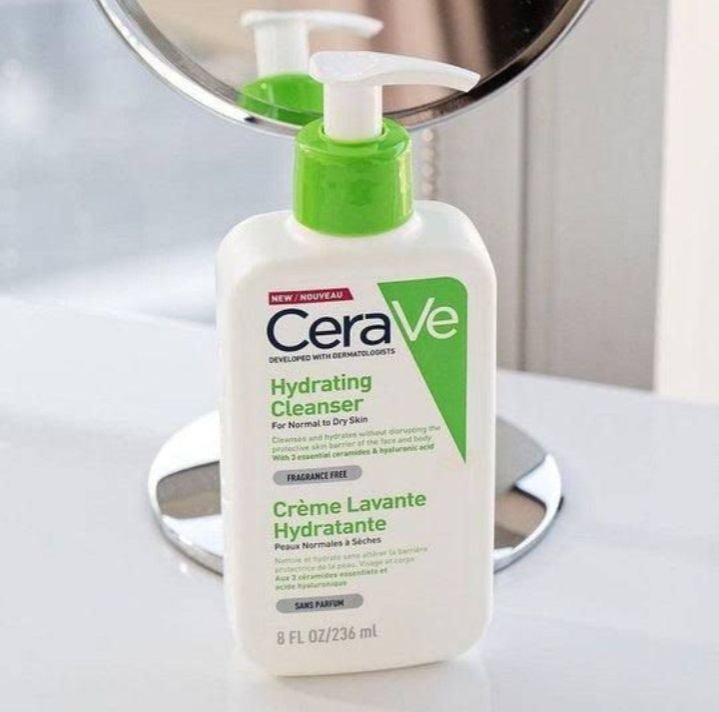 Cerave Hydrating Cleanser With Hyaluronic Acid & Ceramides