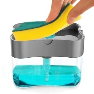 2-In-1 Multi-Function Dishwashing Liquid Box Soap Pump Dispenser...