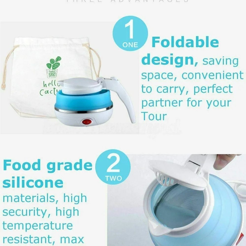 Fast Water Boiling 600 Ml Portable Kettle Travel Kettle Foods...
