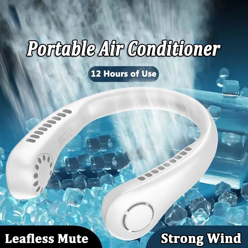 Mini Neck Portable No Bladeless Hanging Neck Rechargeable Air... - Image 5