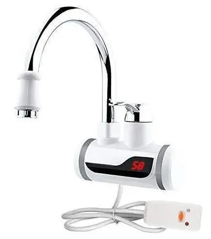 Electric Hot Water Heater Faucet Kitchen Instant Heating Tap Water... - Image 4