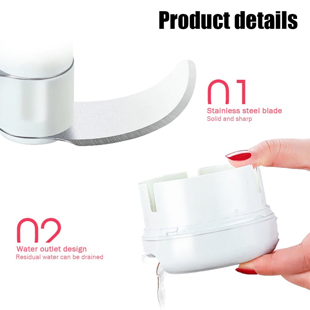 Mini Powerful Meat Grinder Hand-Power Food Chopper Mincer Mixer... - Image 3