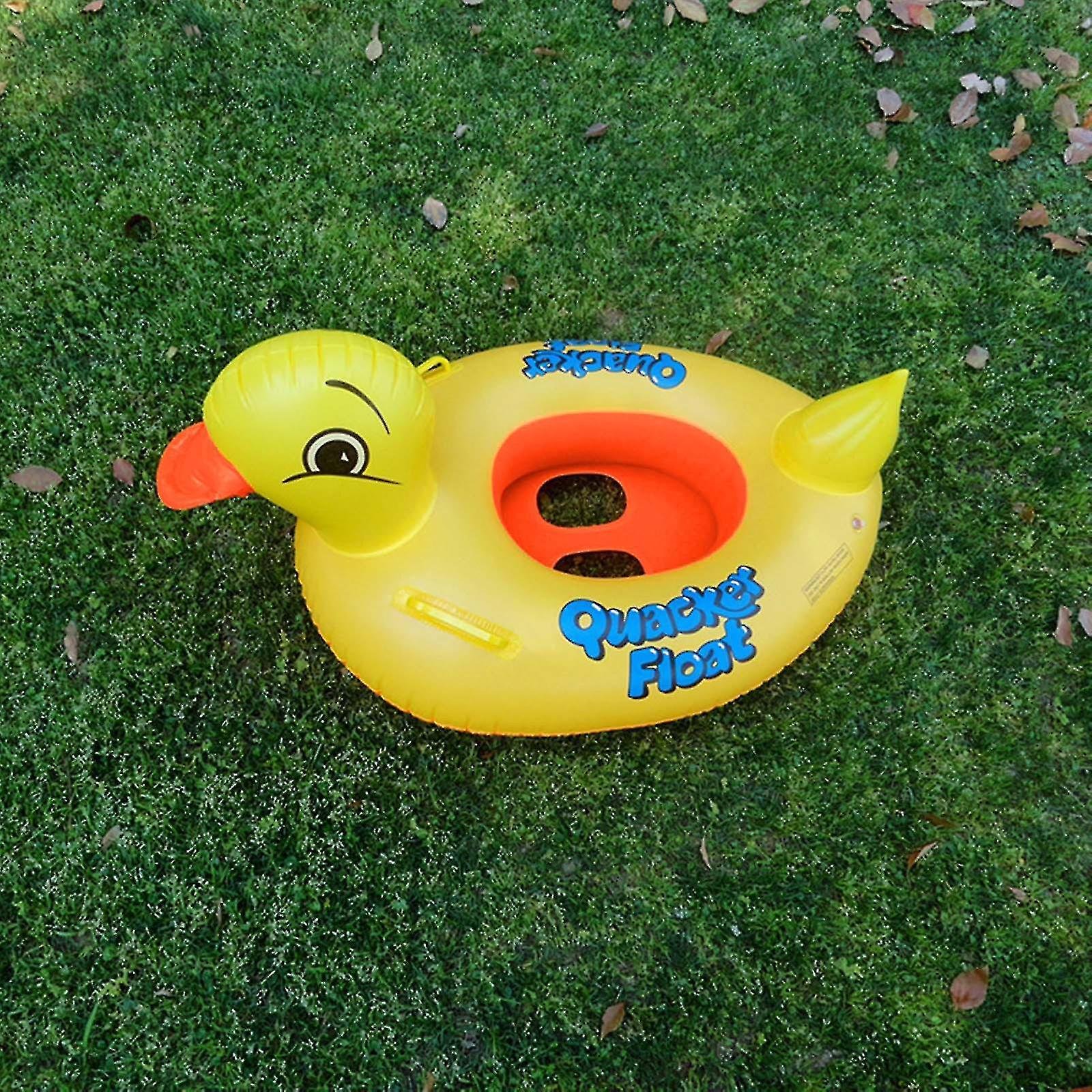 Duck Baby Floats Tube, Inflatable Duck Pool Float, Baby Floating...