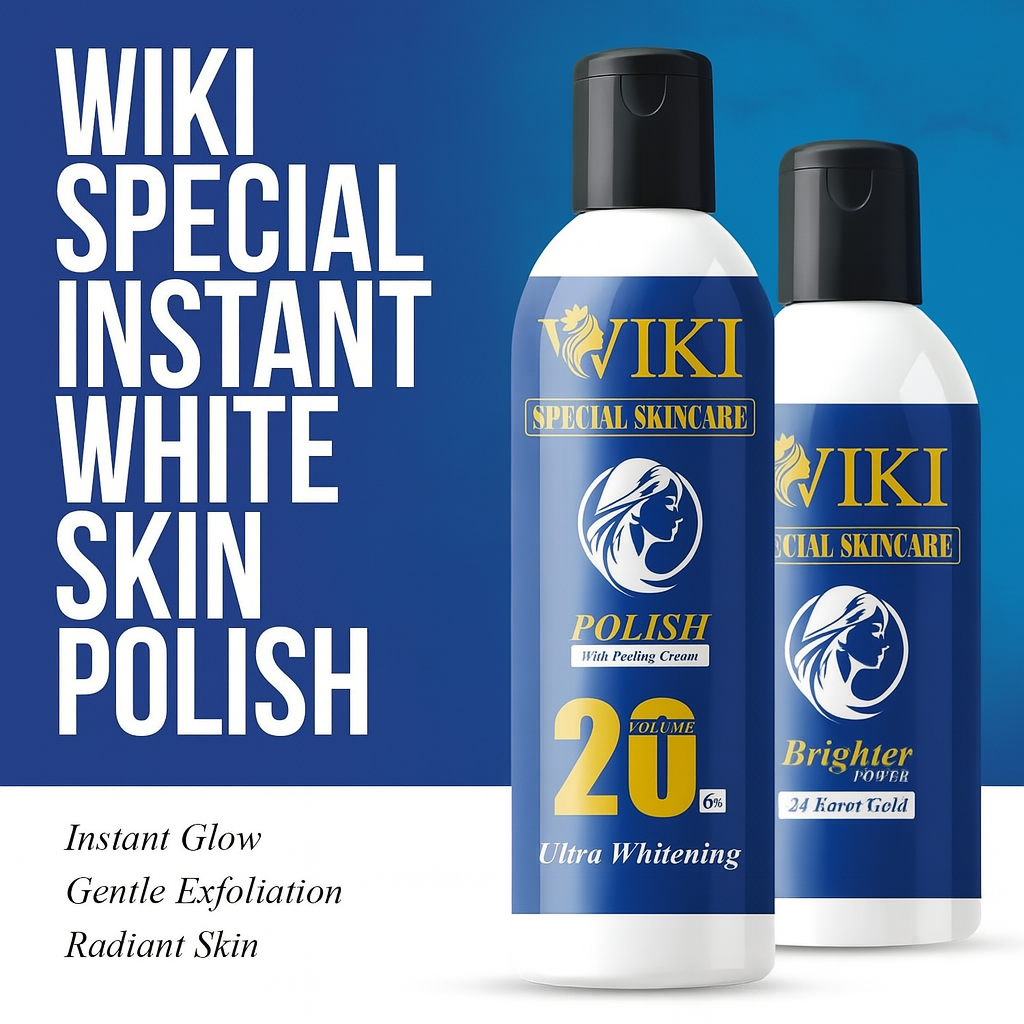 Wiki Special Skincare Brighter & 2 In 1 Polish With Peeling Cream