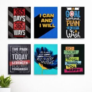 Set of 6 Premium Wall Art Photo Tiles