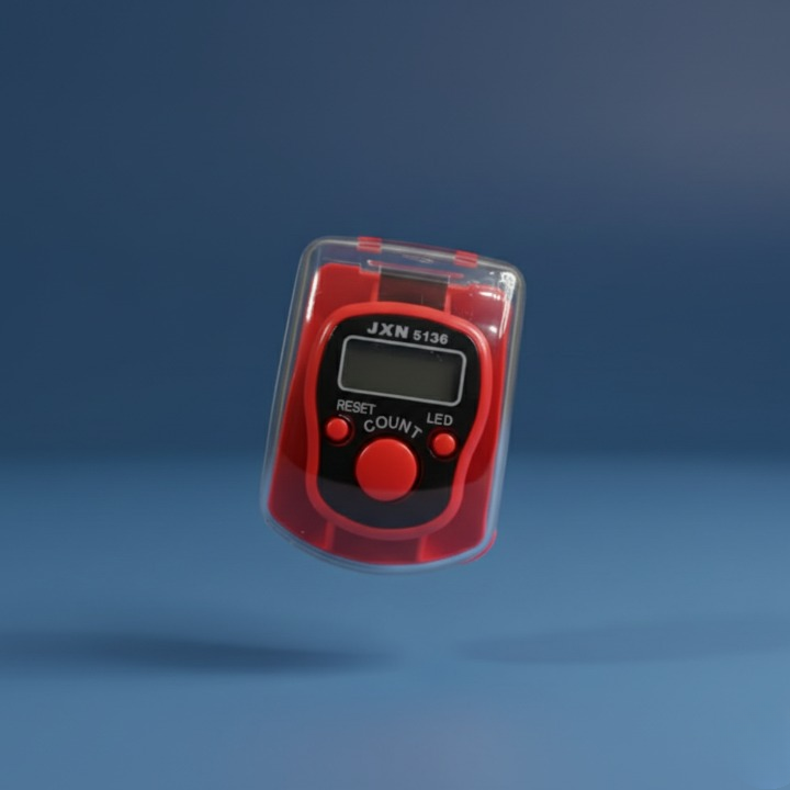 Digital Tasbeeh Light Counter with Hand Ring Finger Tally Electronic - Image 2