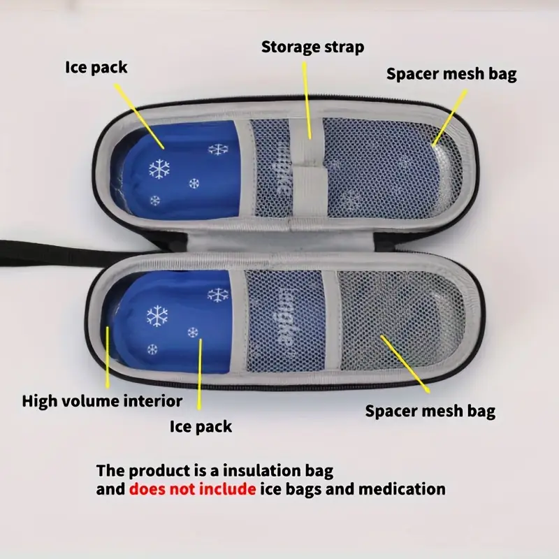 1/2 Set Insulin Pen Cooling Travel Box Diabetes Medication... - Image 3